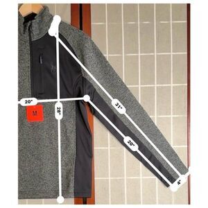 Elevate Your Adventure: Spyder Gait Knit Pullover (Medium, Gray) NWT